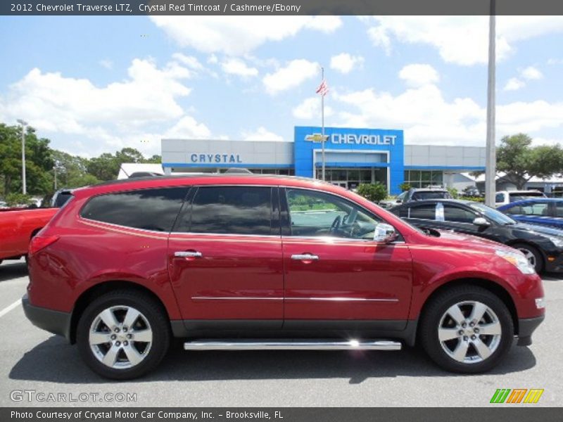 Crystal Red Tintcoat / Cashmere/Ebony 2012 Chevrolet Traverse LTZ