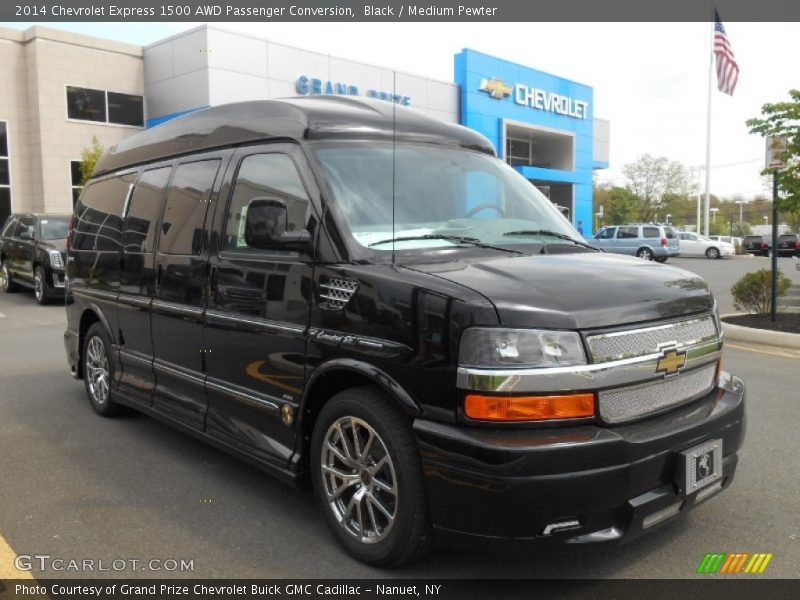 Black / Medium Pewter 2014 Chevrolet Express 1500 AWD Passenger Conversion