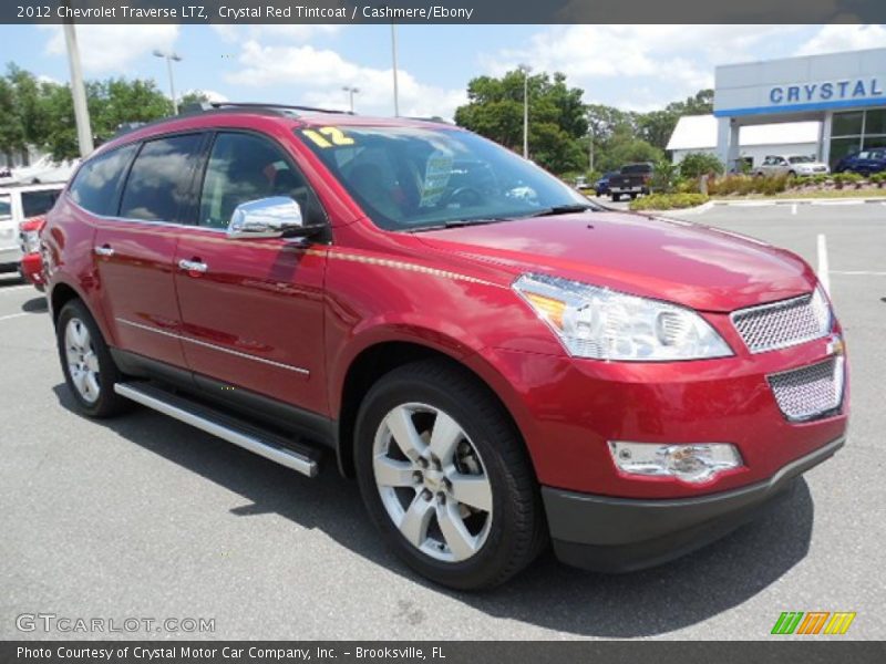 Crystal Red Tintcoat / Cashmere/Ebony 2012 Chevrolet Traverse LTZ