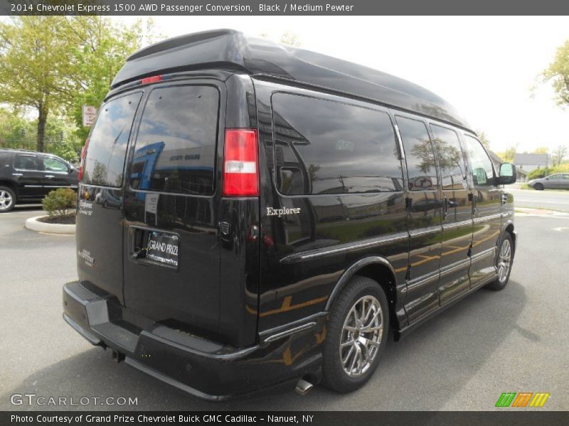 Black / Medium Pewter 2014 Chevrolet Express 1500 AWD Passenger Conversion