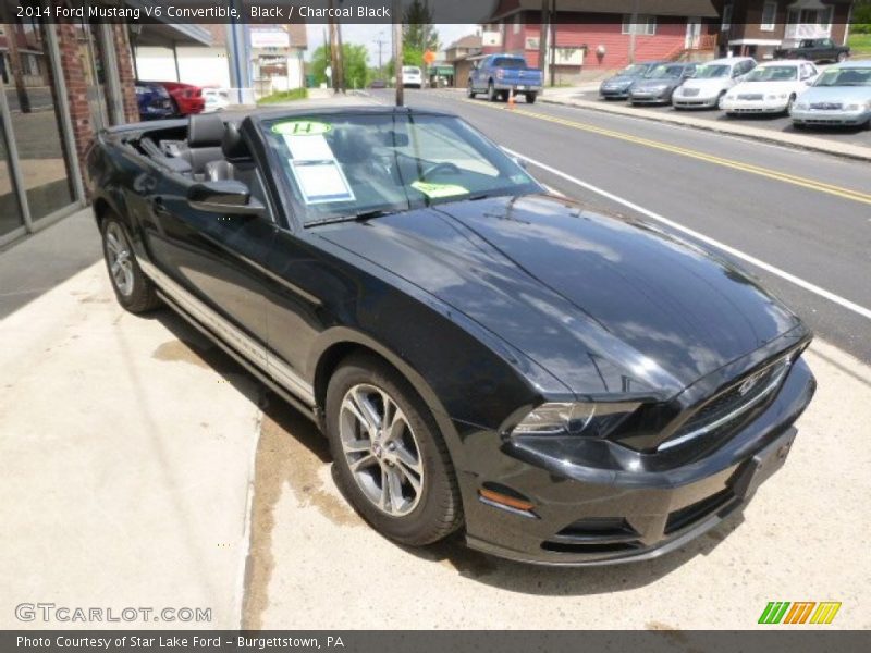 Black / Charcoal Black 2014 Ford Mustang V6 Convertible