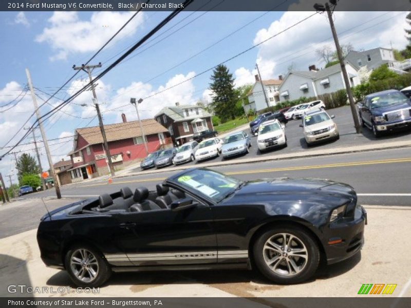 Black / Charcoal Black 2014 Ford Mustang V6 Convertible
