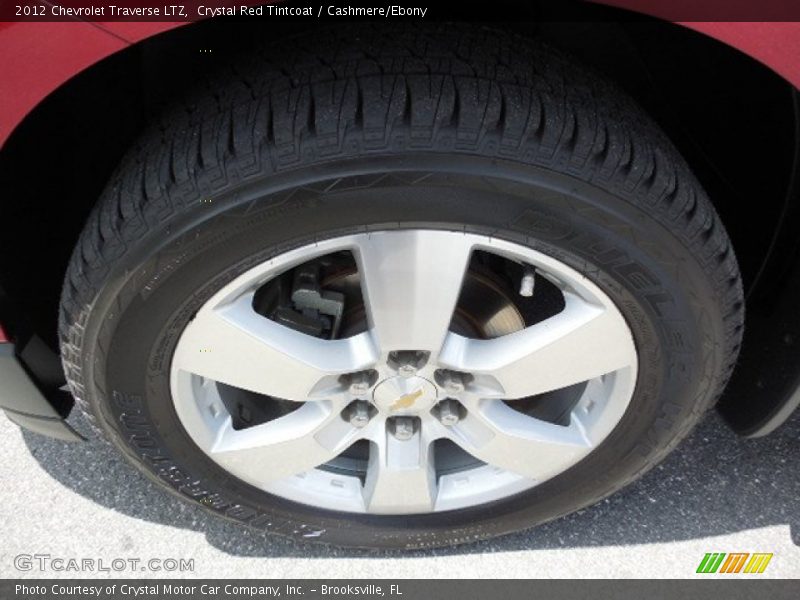 Crystal Red Tintcoat / Cashmere/Ebony 2012 Chevrolet Traverse LTZ