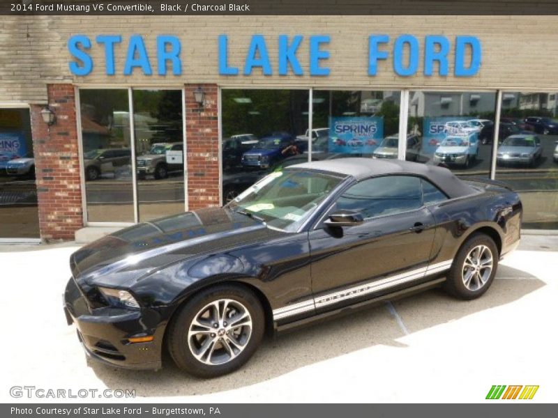 Black / Charcoal Black 2014 Ford Mustang V6 Convertible