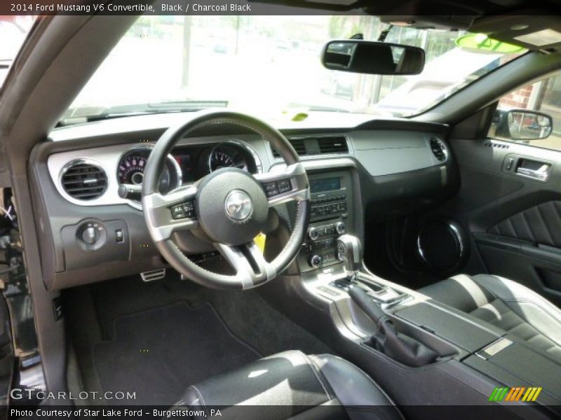 Black / Charcoal Black 2014 Ford Mustang V6 Convertible