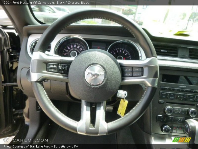 Black / Charcoal Black 2014 Ford Mustang V6 Convertible