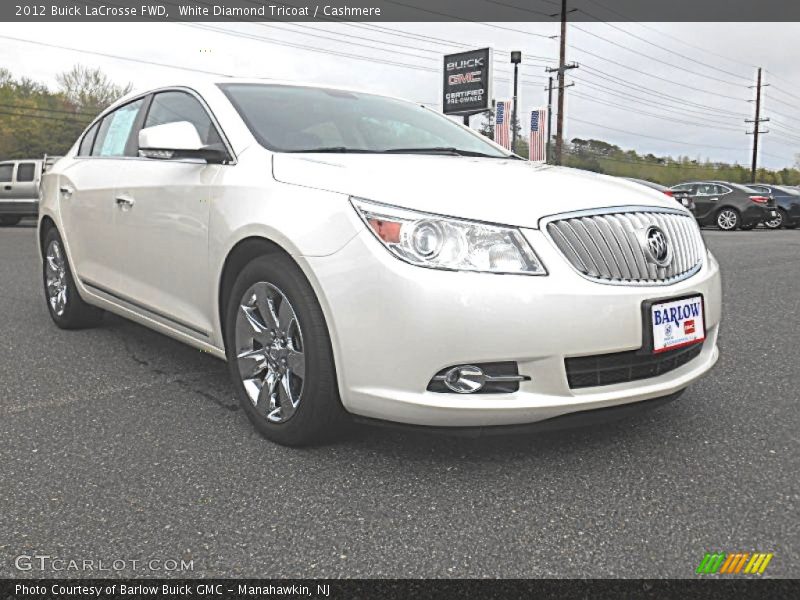 White Diamond Tricoat / Cashmere 2012 Buick LaCrosse FWD