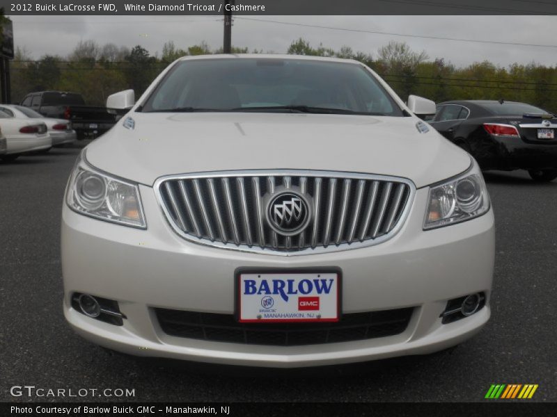 White Diamond Tricoat / Cashmere 2012 Buick LaCrosse FWD