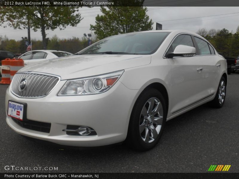 White Diamond Tricoat / Cashmere 2012 Buick LaCrosse FWD