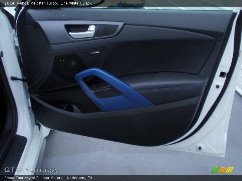 Elite White / Black 2014 Hyundai Veloster Turbo