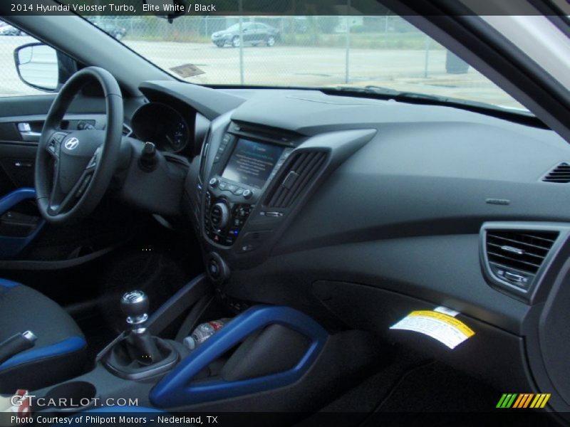 Elite White / Black 2014 Hyundai Veloster Turbo