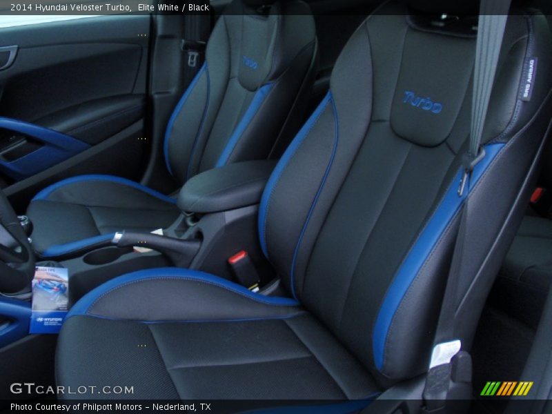 Elite White / Black 2014 Hyundai Veloster Turbo