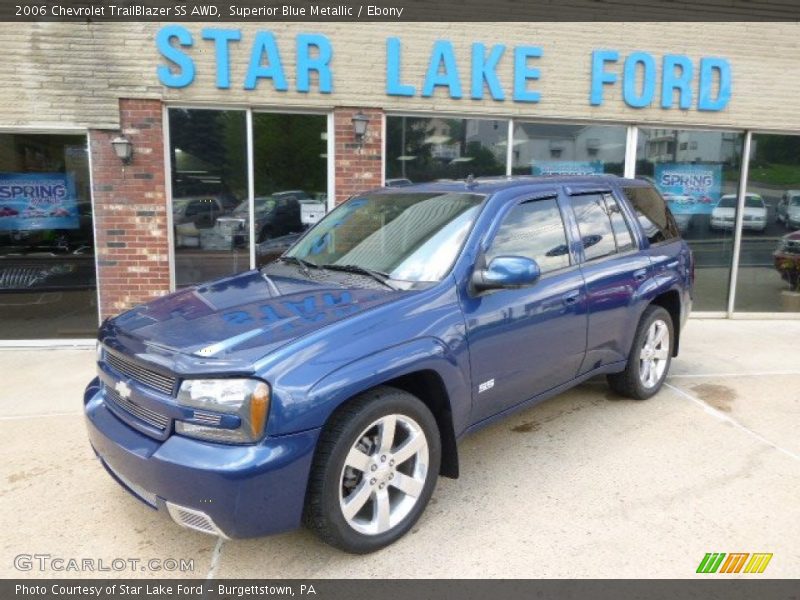 Superior Blue Metallic / Ebony 2006 Chevrolet TrailBlazer SS AWD