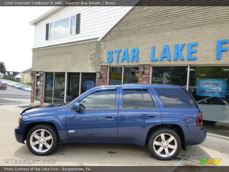 Superior Blue Metallic / Ebony 2006 Chevrolet TrailBlazer SS AWD