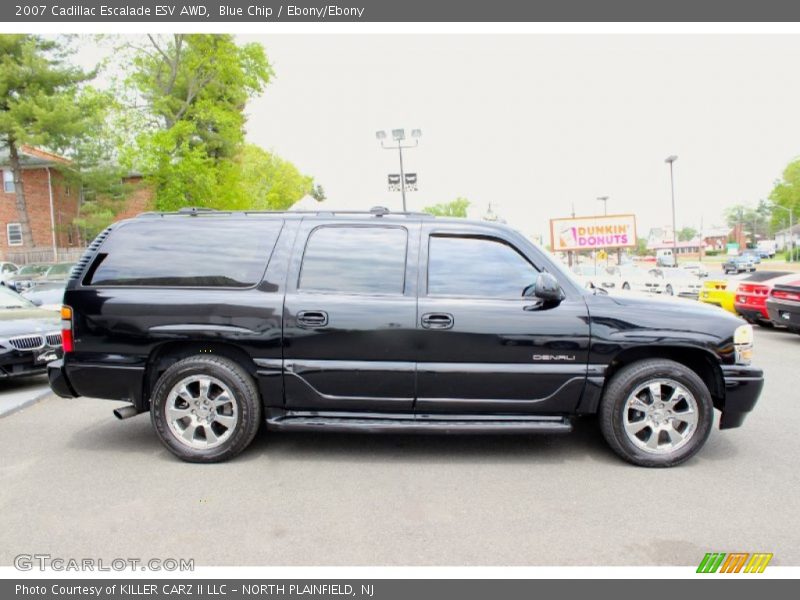 Blue Chip / Ebony/Ebony 2007 Cadillac Escalade ESV AWD
