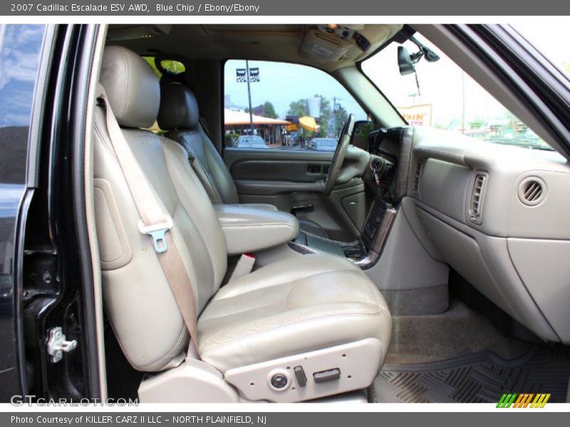 Blue Chip / Ebony/Ebony 2007 Cadillac Escalade ESV AWD