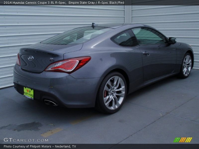 Empire State Gray / R-Spec Black/Red 2014 Hyundai Genesis Coupe 3.8L R-Spec