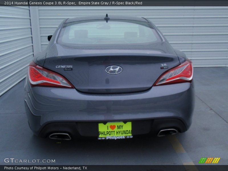 Empire State Gray / R-Spec Black/Red 2014 Hyundai Genesis Coupe 3.8L R-Spec