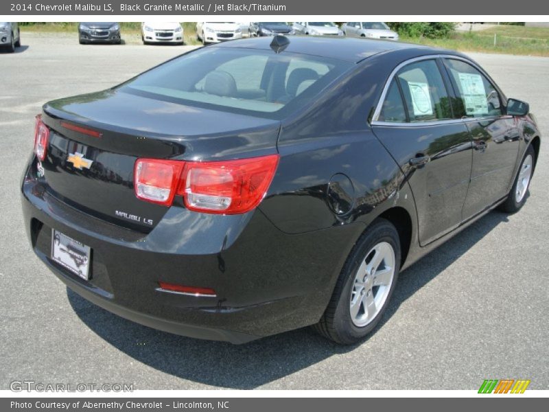 Black Granite Metallic / Jet Black/Titanium 2014 Chevrolet Malibu LS