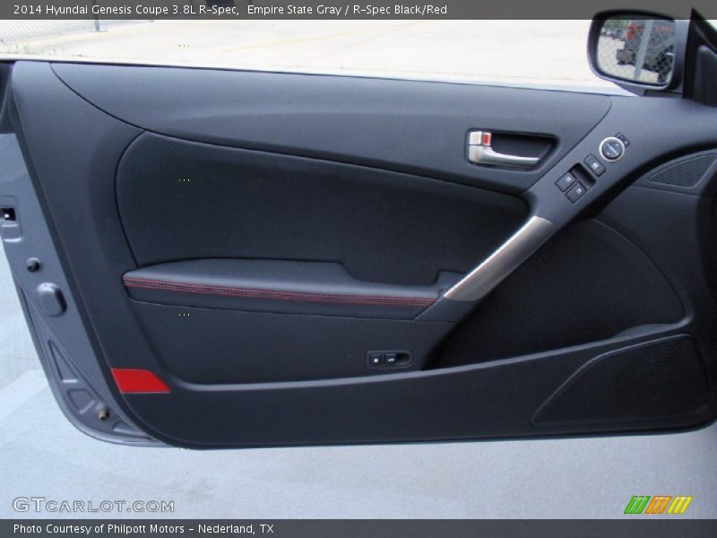 Empire State Gray / R-Spec Black/Red 2014 Hyundai Genesis Coupe 3.8L R-Spec