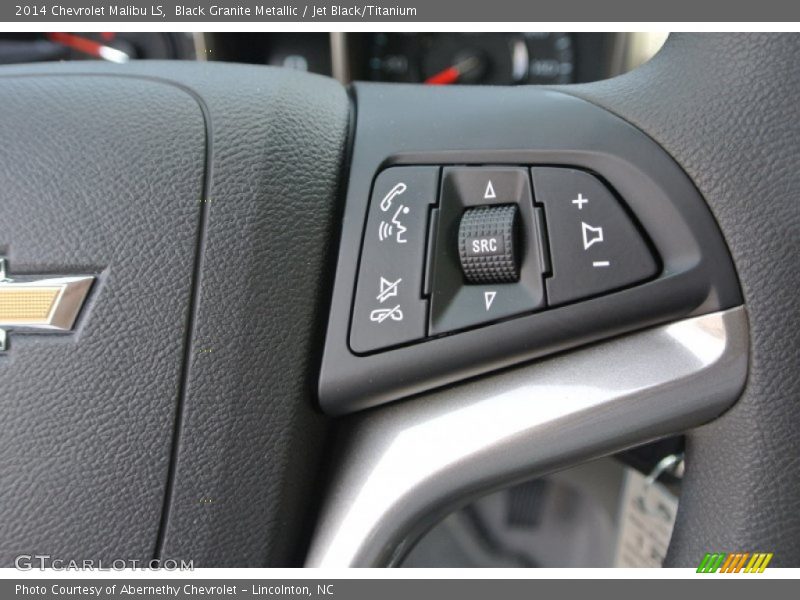 Black Granite Metallic / Jet Black/Titanium 2014 Chevrolet Malibu LS