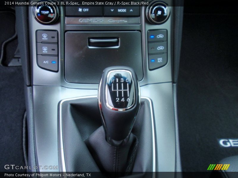 Empire State Gray / R-Spec Black/Red 2014 Hyundai Genesis Coupe 3.8L R-Spec