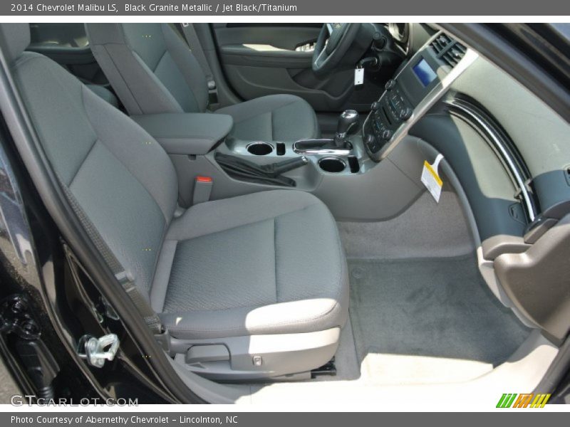 Black Granite Metallic / Jet Black/Titanium 2014 Chevrolet Malibu LS