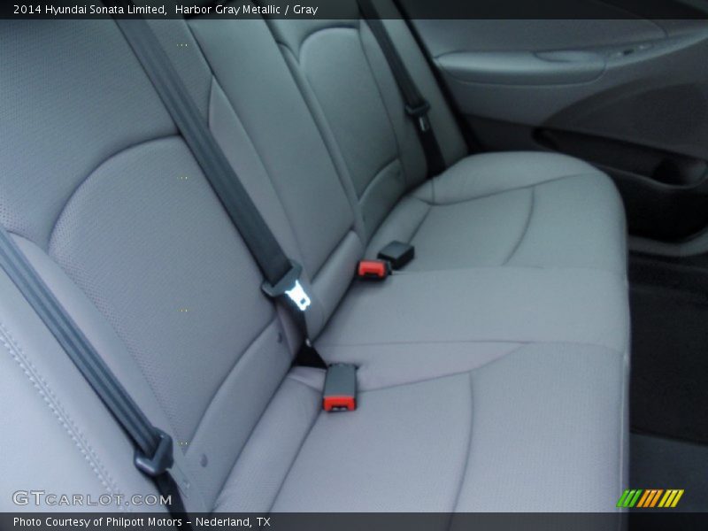Harbor Gray Metallic / Gray 2014 Hyundai Sonata Limited