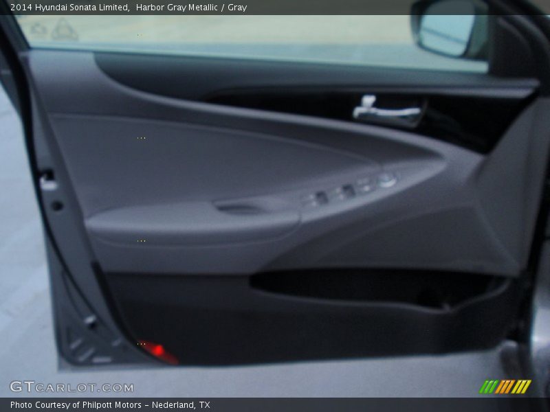 Harbor Gray Metallic / Gray 2014 Hyundai Sonata Limited