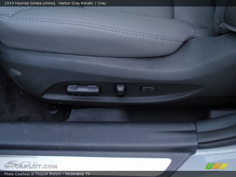 Harbor Gray Metallic / Gray 2014 Hyundai Sonata Limited