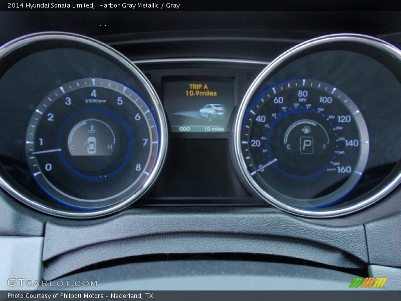 Harbor Gray Metallic / Gray 2014 Hyundai Sonata Limited