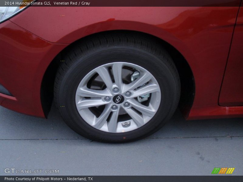 Venetian Red / Gray 2014 Hyundai Sonata GLS