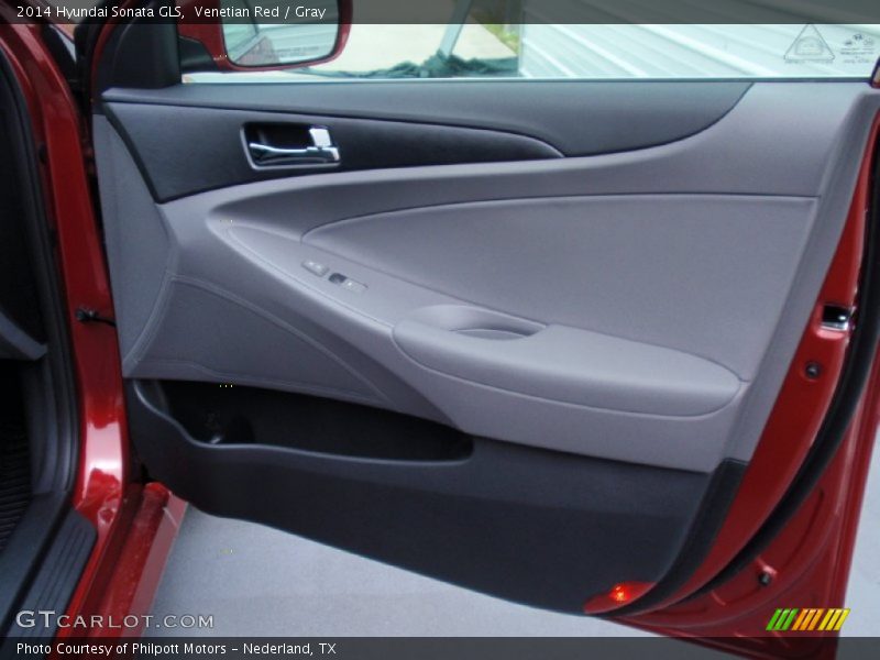 Venetian Red / Gray 2014 Hyundai Sonata GLS