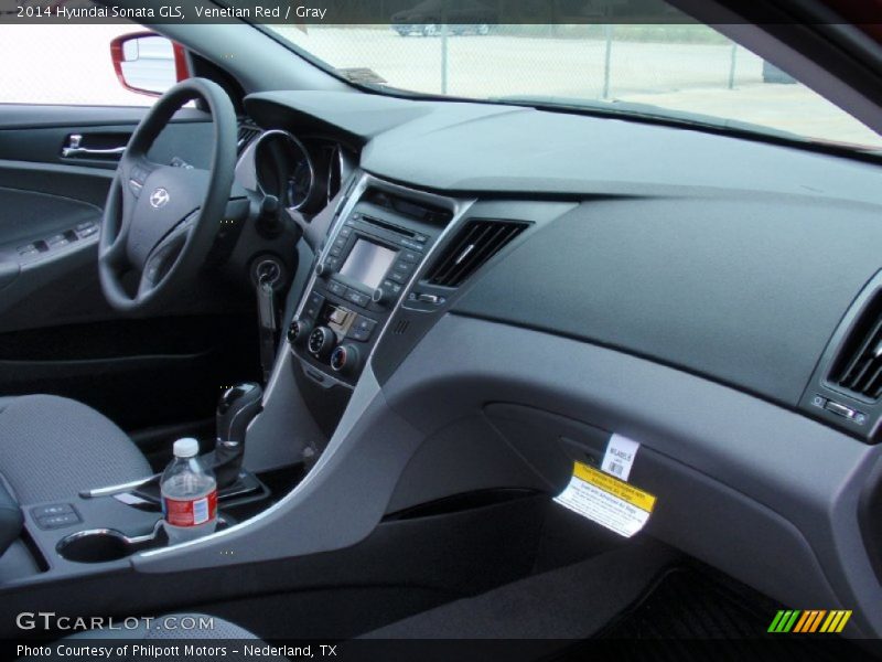 Venetian Red / Gray 2014 Hyundai Sonata GLS