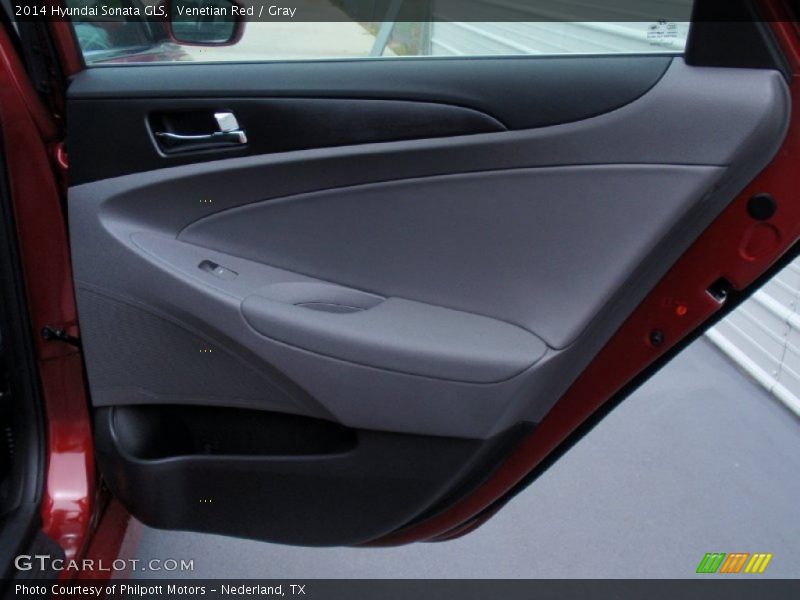 Venetian Red / Gray 2014 Hyundai Sonata GLS