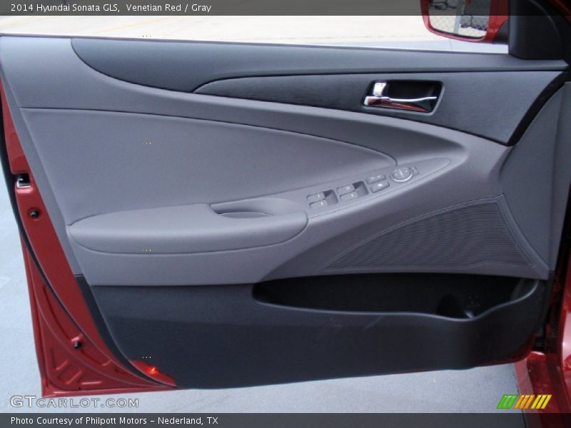 Venetian Red / Gray 2014 Hyundai Sonata GLS