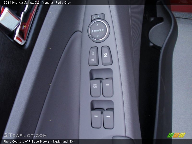 Venetian Red / Gray 2014 Hyundai Sonata GLS