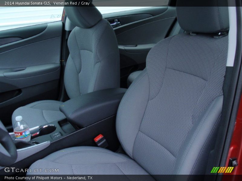 Venetian Red / Gray 2014 Hyundai Sonata GLS