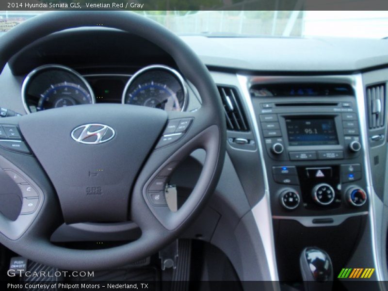 Venetian Red / Gray 2014 Hyundai Sonata GLS