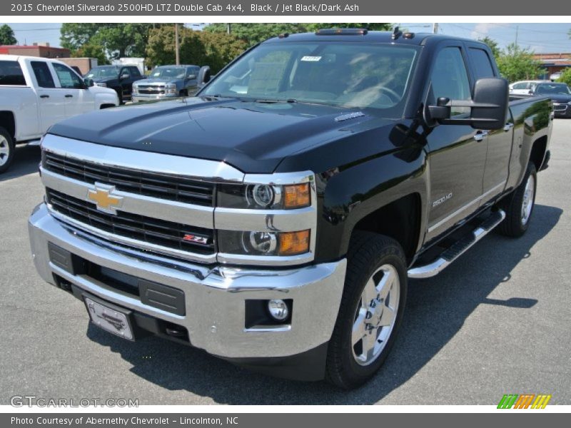 Black / Jet Black/Dark Ash 2015 Chevrolet Silverado 2500HD LTZ Double Cab 4x4