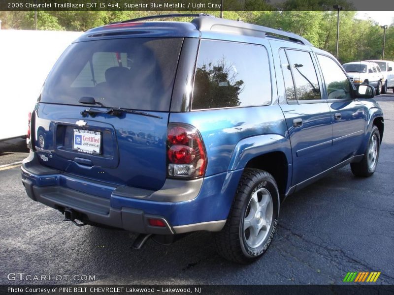 Superior Blue Metallic / Light Gray 2006 Chevrolet TrailBlazer EXT LS 4x4