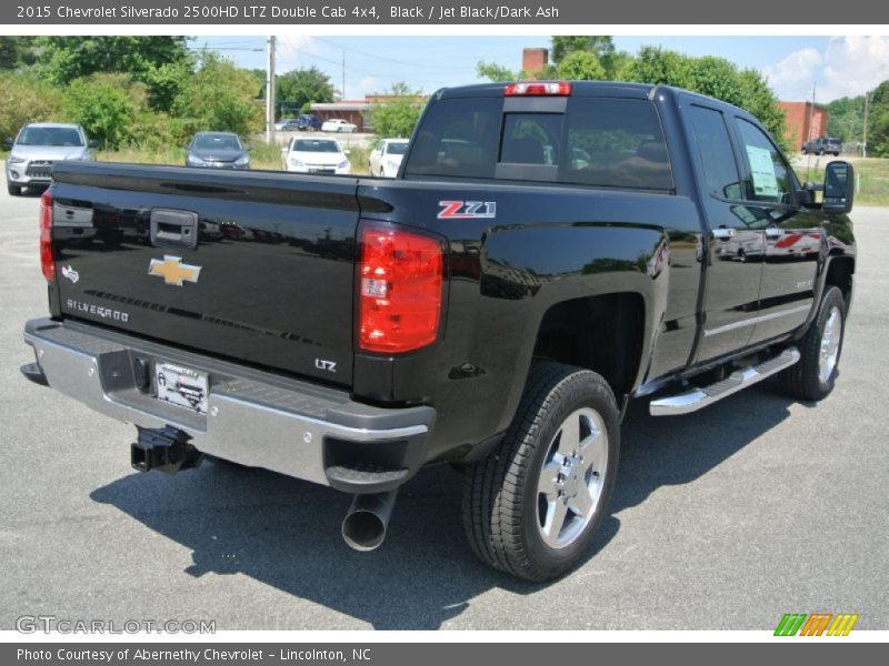 Black / Jet Black/Dark Ash 2015 Chevrolet Silverado 2500HD LTZ Double Cab 4x4
