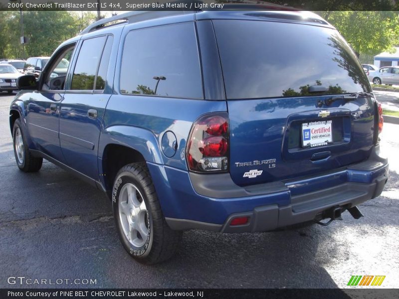 Superior Blue Metallic / Light Gray 2006 Chevrolet TrailBlazer EXT LS 4x4