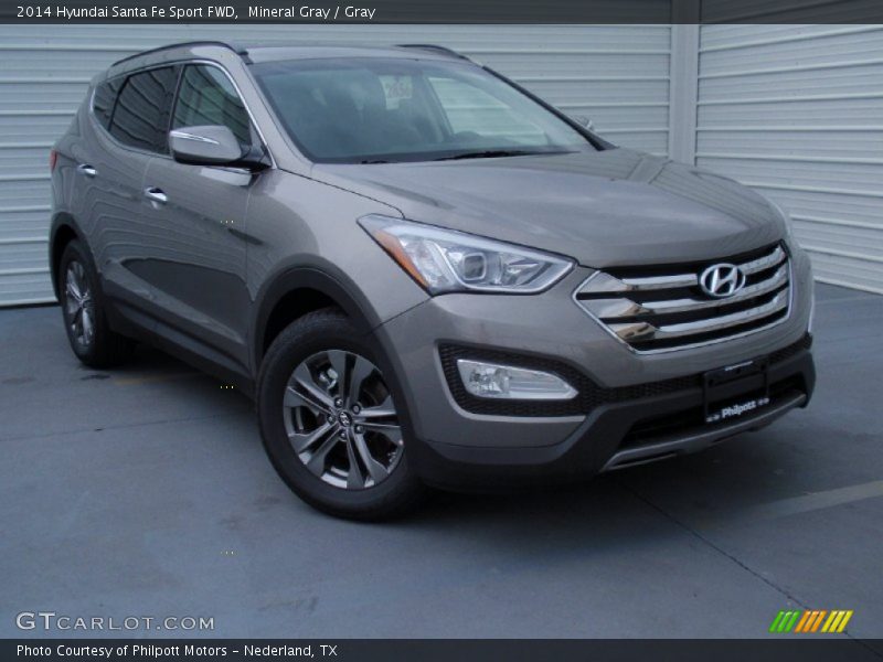 Mineral Gray / Gray 2014 Hyundai Santa Fe Sport FWD