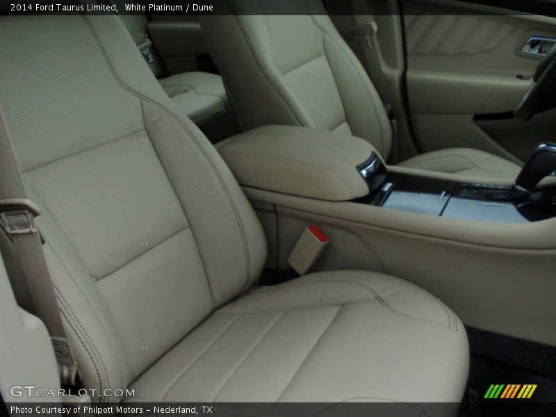 White Platinum / Dune 2014 Ford Taurus Limited