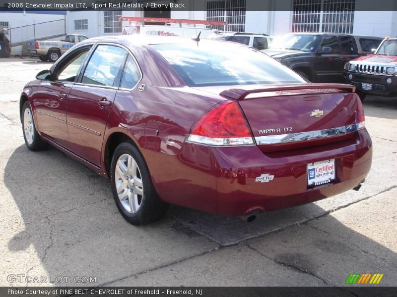 Sport Red Metallic / Ebony Black 2006 Chevrolet Impala LTZ
