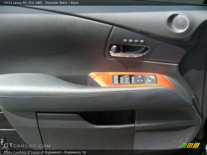 Obsidian Black / Black 2011 Lexus RX 350 AWD