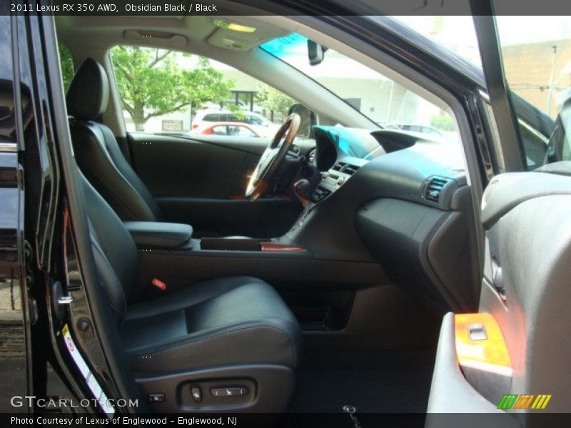 Obsidian Black / Black 2011 Lexus RX 350 AWD