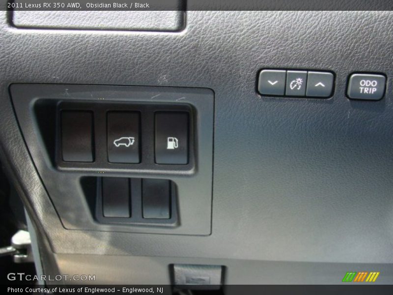 Obsidian Black / Black 2011 Lexus RX 350 AWD