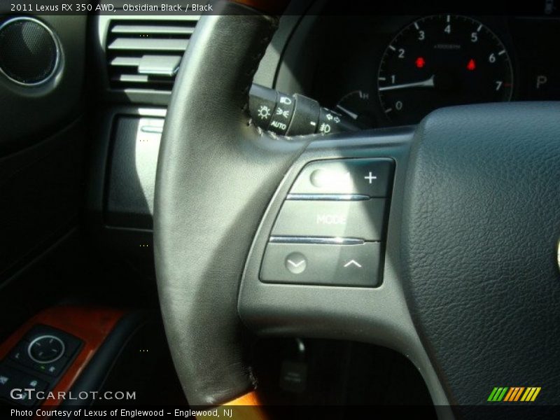 Obsidian Black / Black 2011 Lexus RX 350 AWD